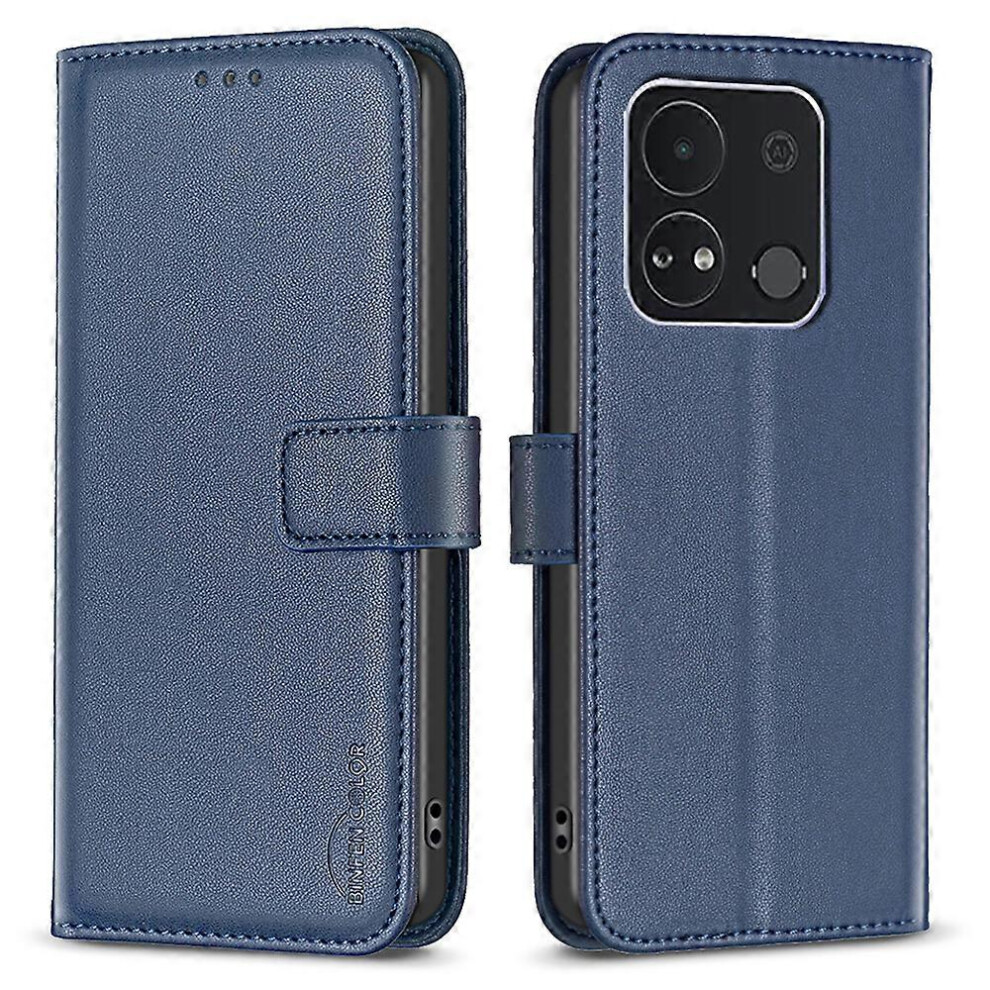 Photos - Case BF17 For Transsion itel A04 Leather  Stand Magnetic Closure Folio Flip Phone Cover