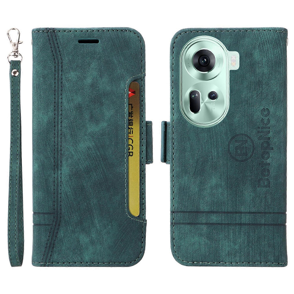 Photos - Case 001 for Oppo Reno11 5G   Shockproof Folding Wallet Phone Cover(Global)