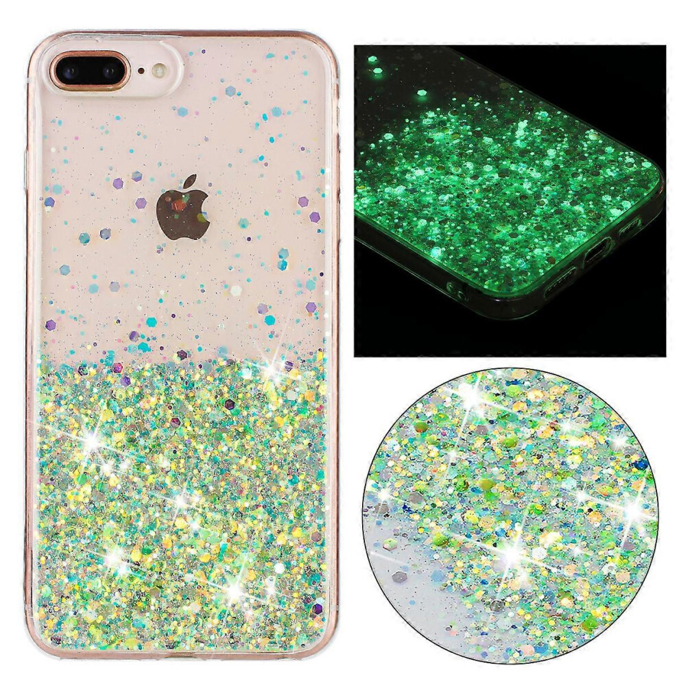 For Iphone 6/ 6S/ 7/ 8 4.7 Inch/ Se (2020)/Se (2022) Case Luminous Sequins Anti-Fall Tpu Phone Cover 6186831320525