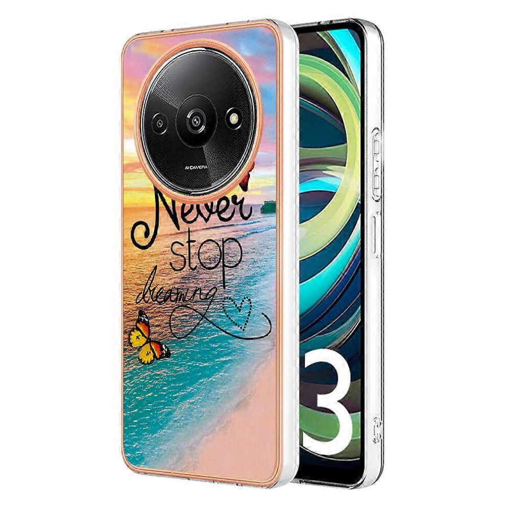 For Xiaomi Redmi A3/ Poco C61 4G Shockproof Case Electroplating Tpu Phone Cover 6186831323274
