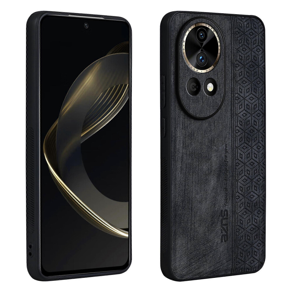 Photos - Case For Huawei nova 12 Pro 5G Cell Phone  Anti-scratch PU Leather Coated TPU Back Cover