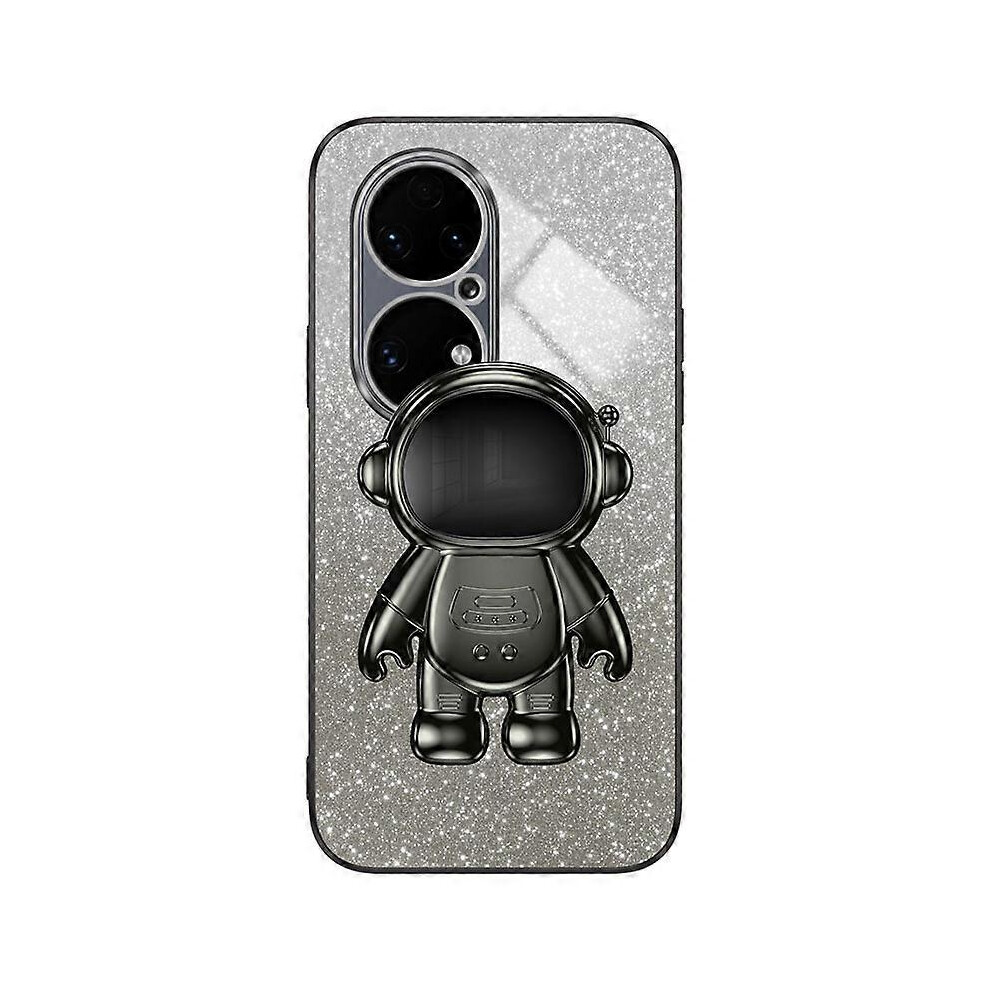 For Huawei P50 4G Case Astronaut Kickstand Glitter Powder Pc+Tpu Mobile Phone Cover 6186831324776