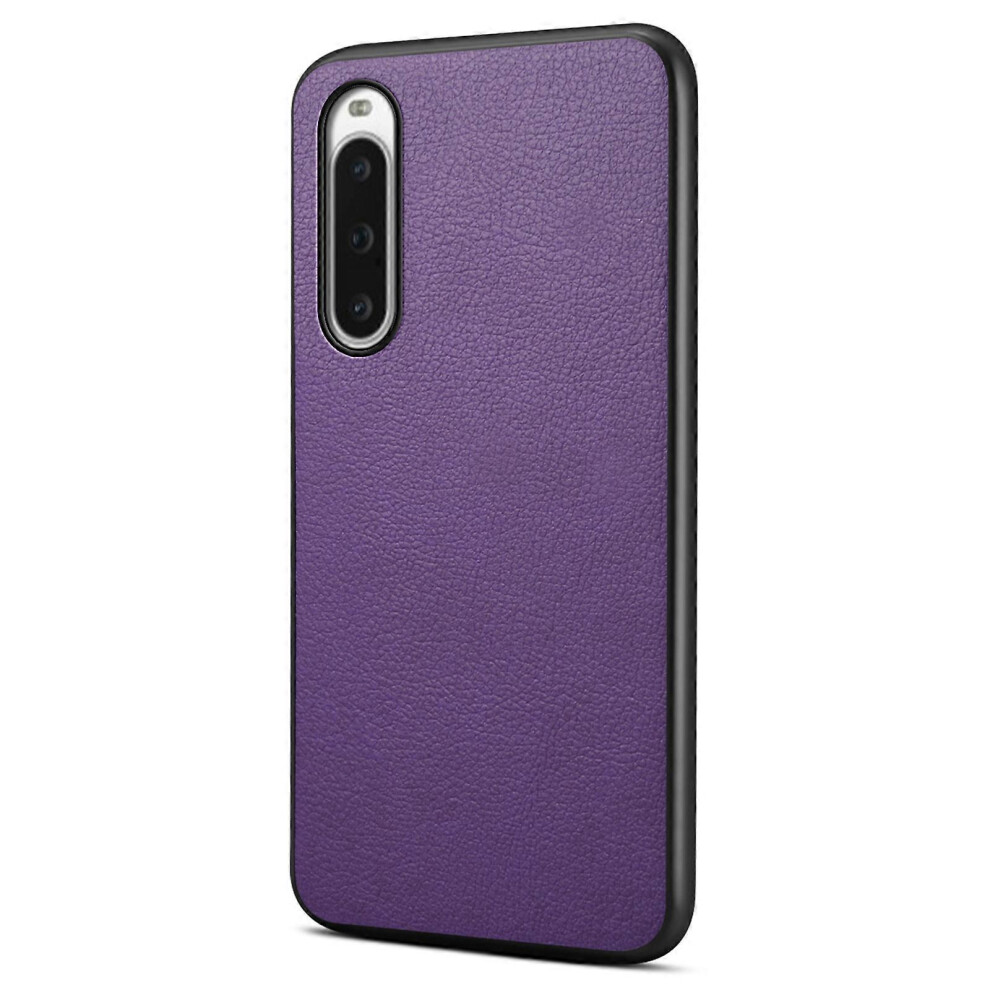 For Sony Xperia 10 V Case Anti-Scratch Pu+Pc+Tpu Hybrid Phone Cover 6186831325599