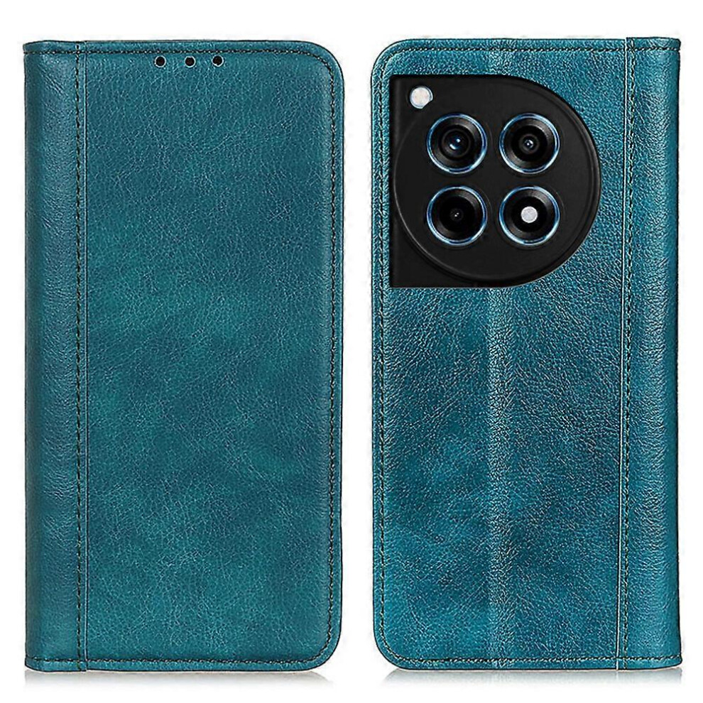 For Oneplus 12R 5G/ Ace 3 5G Case Split Leather Flip Wallet Stand Cover Litchi Texture 6186831328934