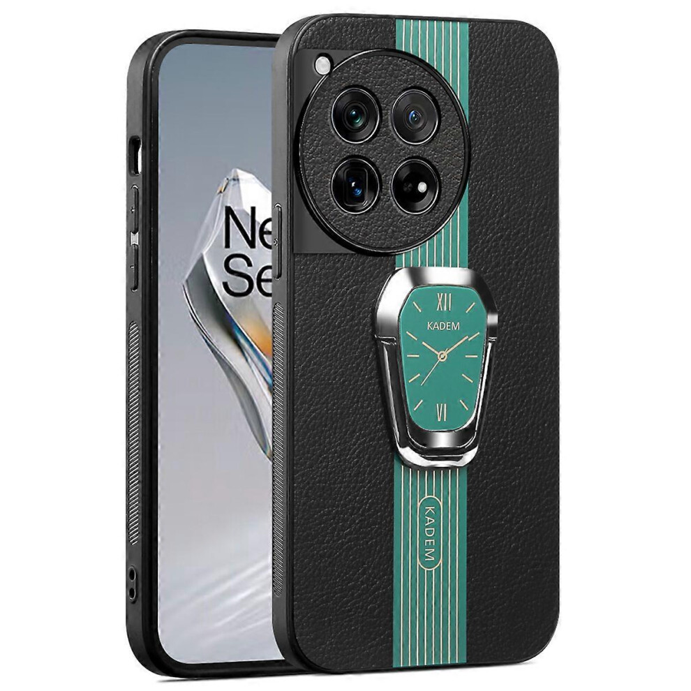 For Oneplus 12R 5G/ Ace 3 5G Cover Pu+Tpu+Acrylic Kickstand Cell Phone Case 6186831327388