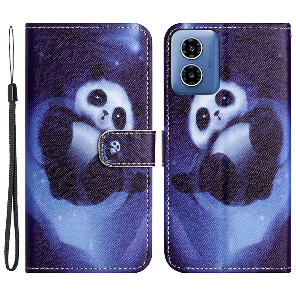 Photos - Case For Motorola Moto G04 4G Cell Phone Cover Leather 3D Pattern Magnetic Flip Phone Shell