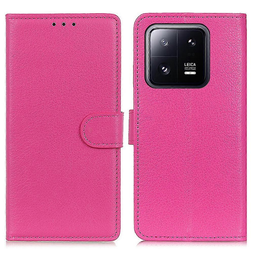 Photos - Case For Xiaomi 14  Litchi Texture Leather Phone Cover with Wallet
