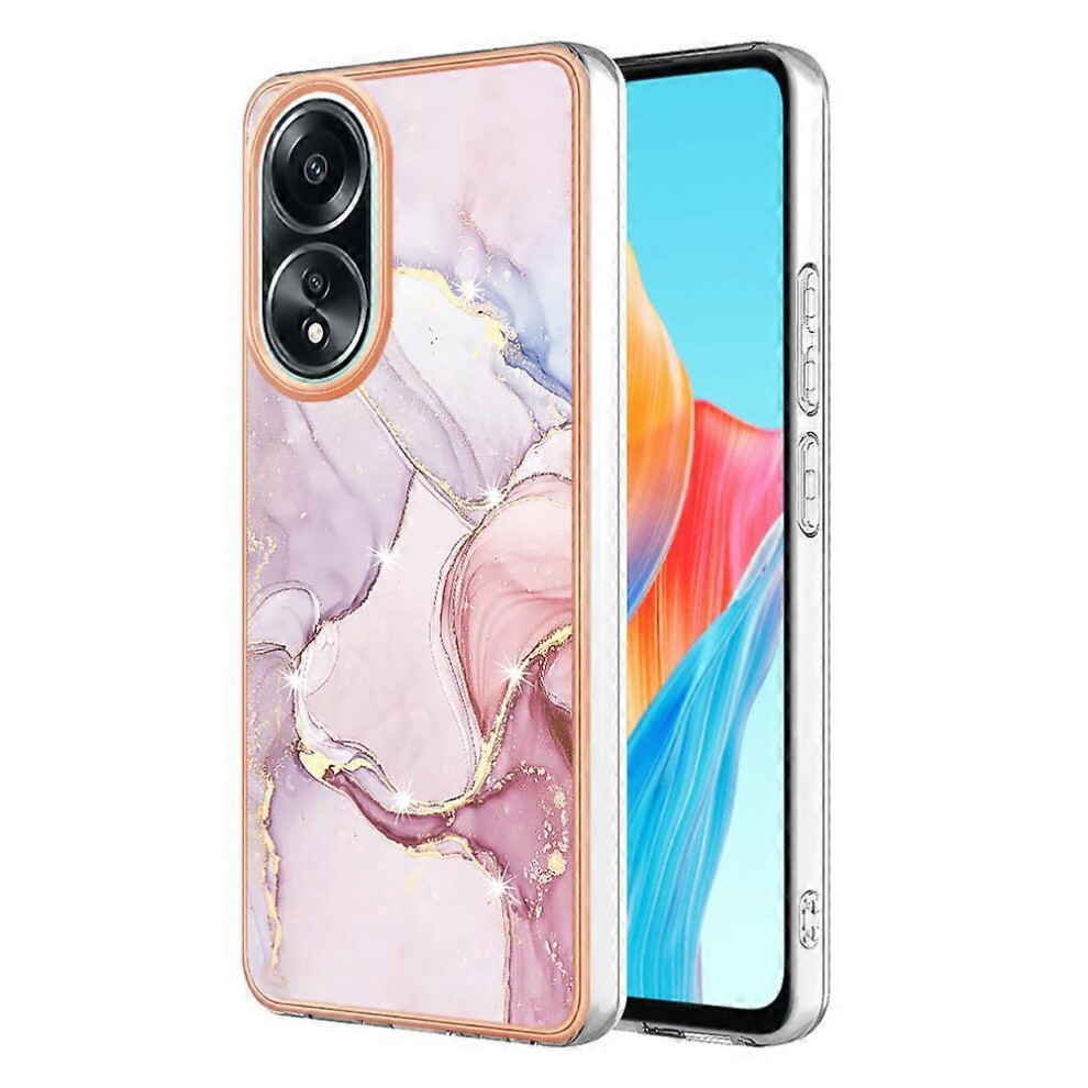 Electroplated Edge Tpu Protective Phone Case For Oppo A58 4G 6186831347744
