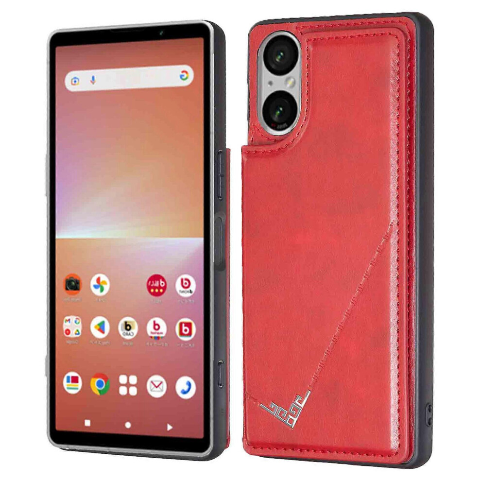 Card Holder Kickstand Pu Leather+Tpu Phone Cover Case For Sony Xperia 5 V 6186831353738