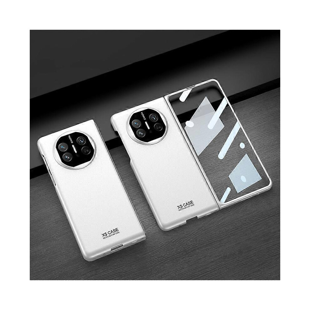 Slim Fit Pc Phone Case For Huawei Mate X5, With Tempered Glass Film 6186831353288