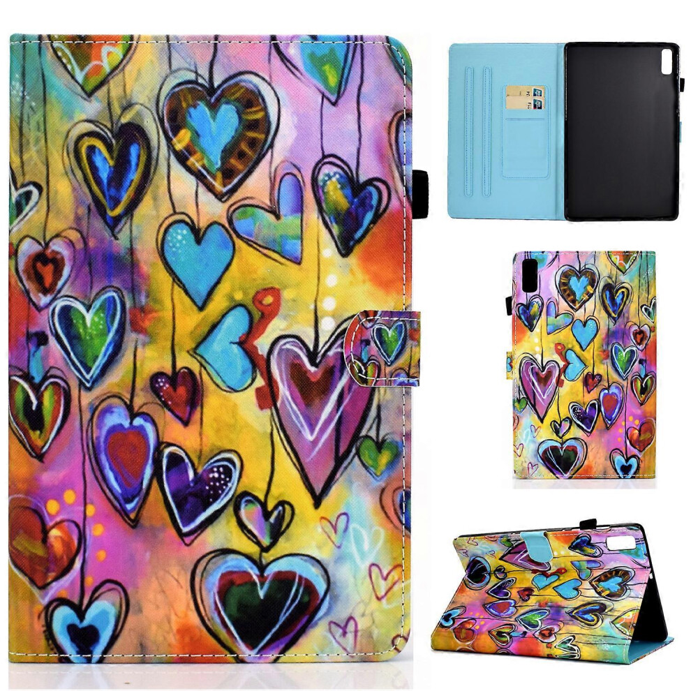 Pattern Printing Flip Tablet Case For Lenovo Tab P11 Gen 2 Tb-350, Pu Leather Stand Card Holder Cover 6186831353790