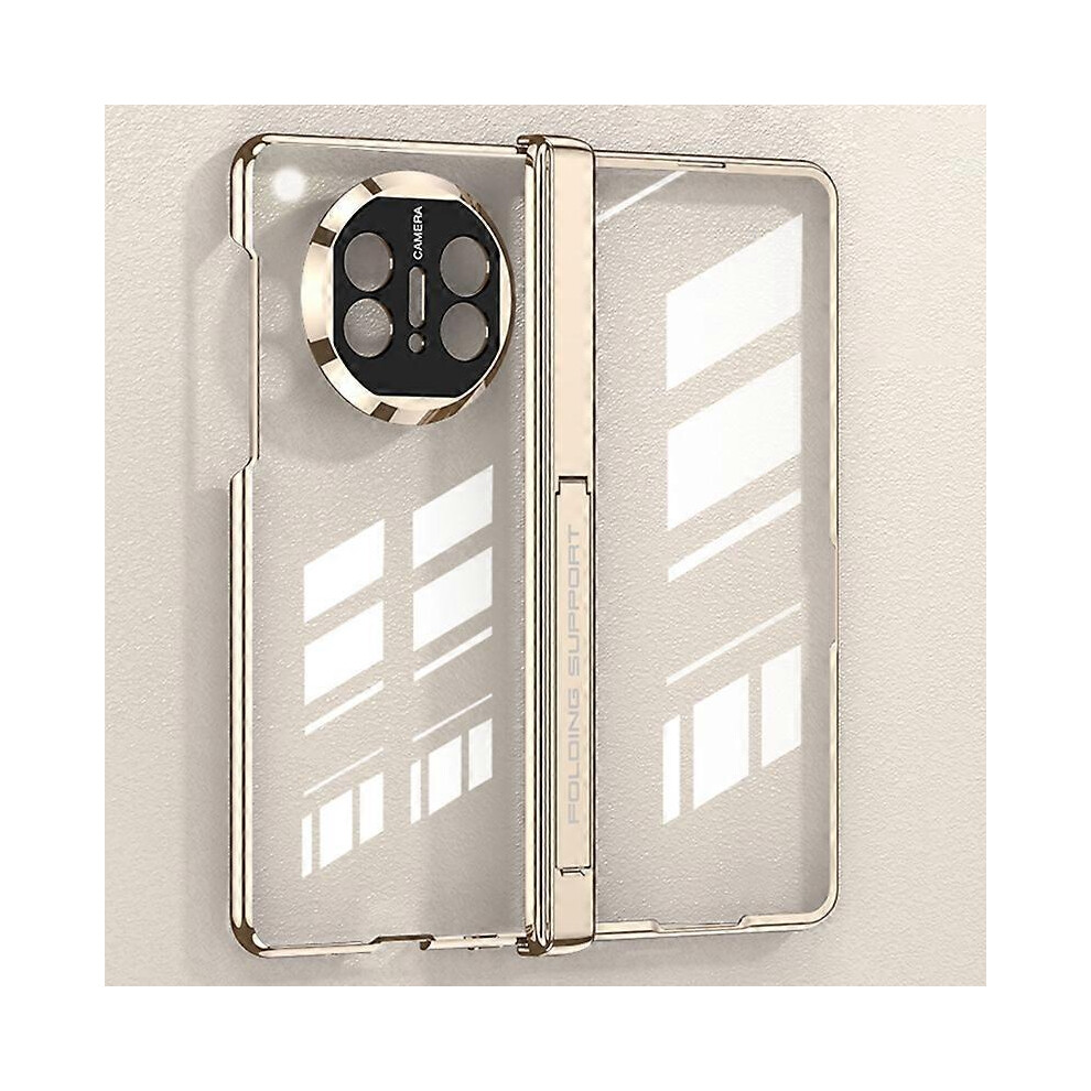 Clear Case For Huawei Mate X5, Magnetic Hinge Kickstand Pc Phone Cover With Hd Tempered Glass Film 6186831353493