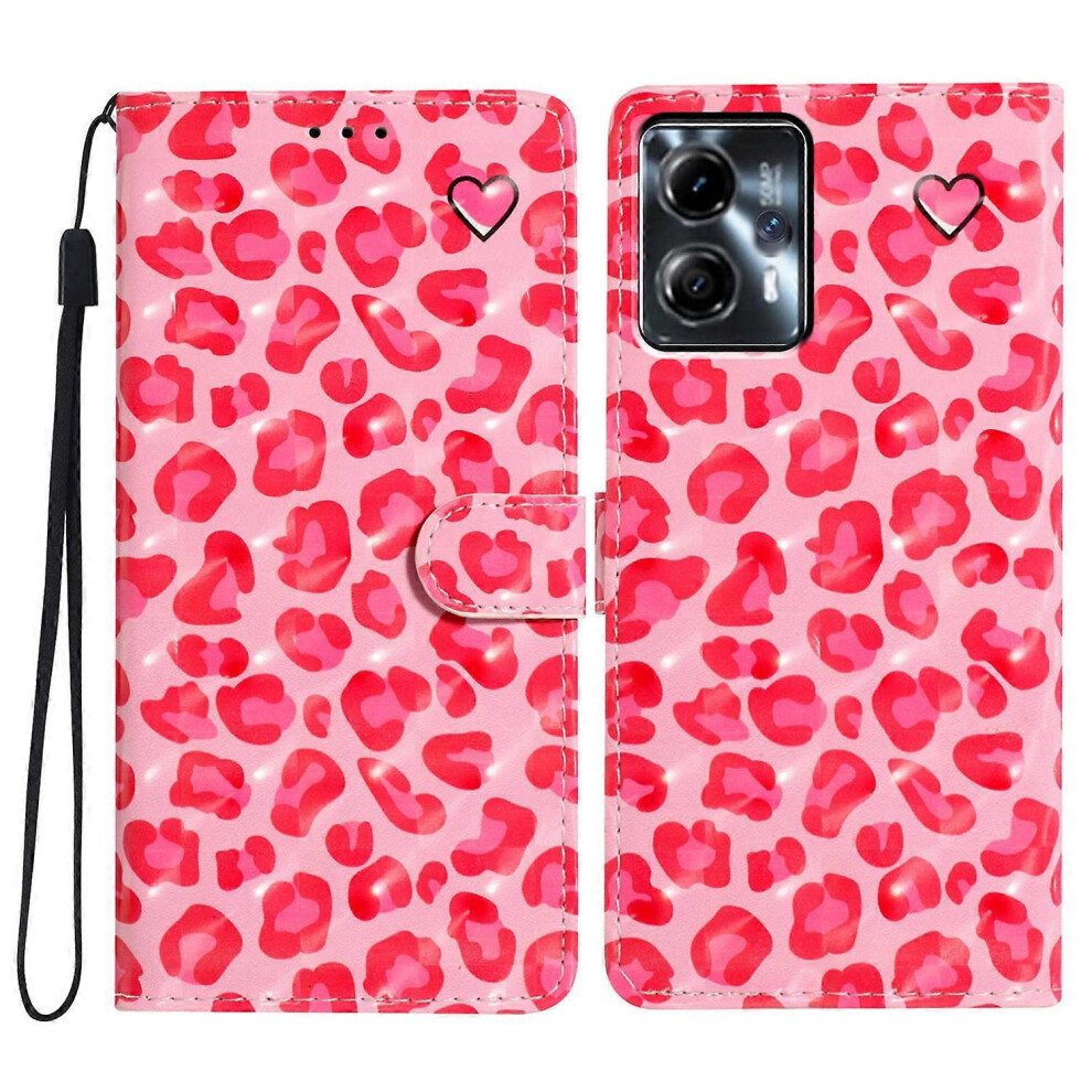 For Motorola Moto G13 4G/G23 4G Case 3D Pattern Phone Cover With Wallet Stand 6186831359501