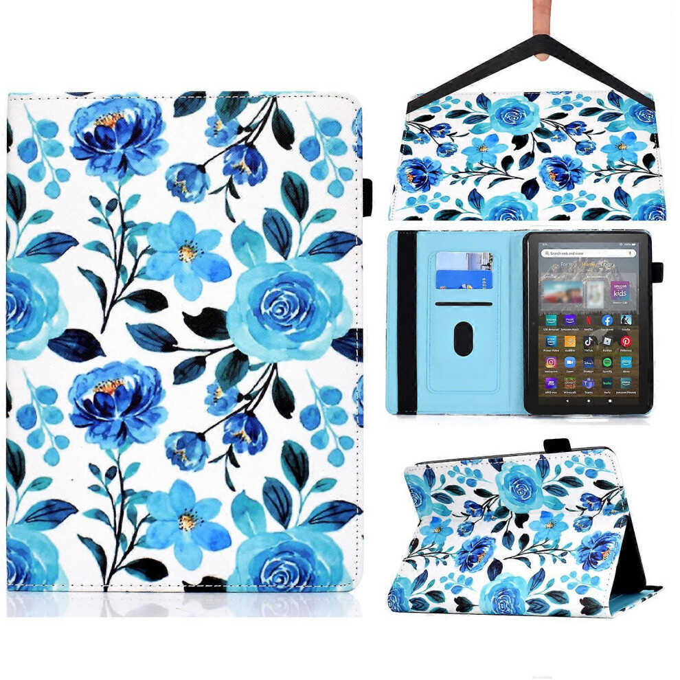 Photos - Other for Computer For Amazon Kindle 11th Gen  PU Leather Book Style Flip Tablet Case Pattern Printing Card Holder Shockproof Cover with(2022)