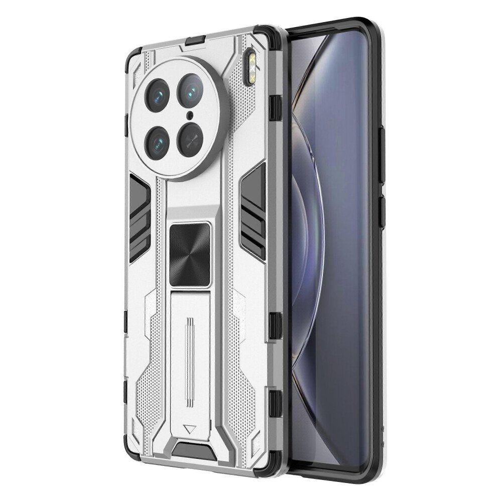 For Vivo X90 Pro 5G Kickstand Cell Phone Case Hard Pc Soft Tpu Anti-Drop Back Cover 6186831366462