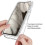 For Google Pixel 8 Case Gradient PC+TPU Phone Cover with PET Screen Protector 2