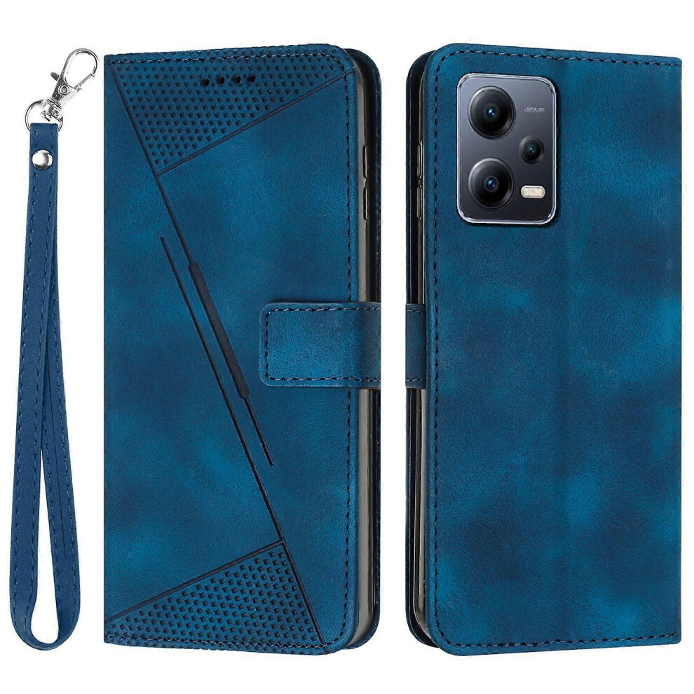 Leather Case For Xiaomi Redmi Note 12 5G (Global)/Poco X5 5G, Stand Wallet Imprinted Phone Cover 6186831376010