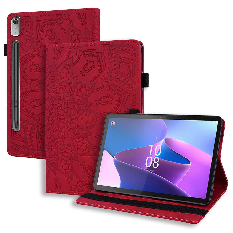 Photos - Other for Computer Pattern PU Leather Stand Card Slot Tablet Case For Lenovo Pad Pro / Tab P11 Pro Gen 2, with Elastic Band and Pen Loop 2022