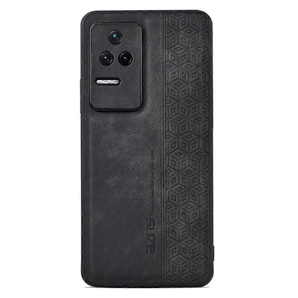 For Xiaomi Poco F4 5G / Redmi K40s 5G Imprinted Pattern Pu Leather Coated Tpu Cover Anti-Slip Side Edge Drop-Proof Phone Case 6186831373354