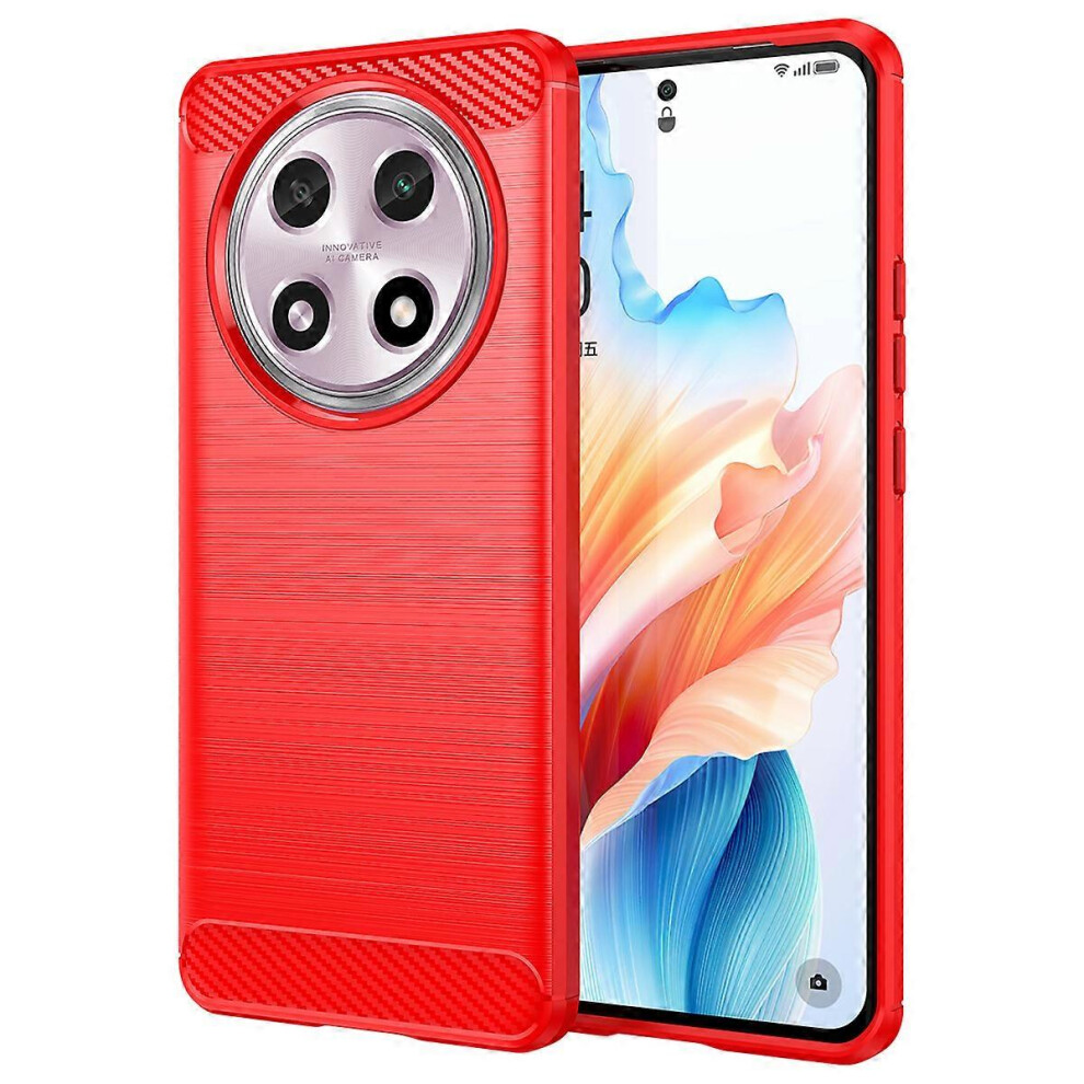 For Oppo A2 Pro Case Shockproof Tpu Shell Carbon Fiber Texture Phone Cover 6186831379370