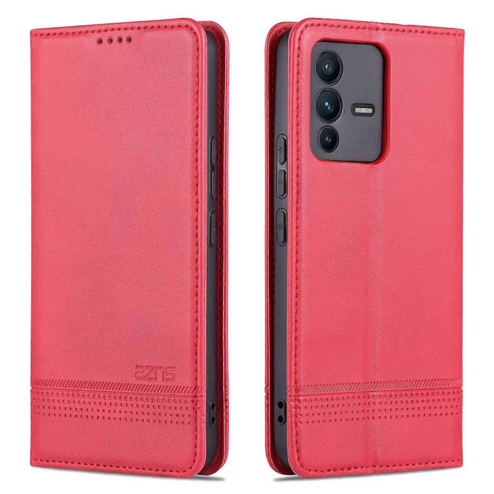 For Vivo S12/V23 5G Pu Leather Wallet Case Stand Magnetic Auto-Absorbed Tpu Shockproof Interior Protective Cover 6186831384732