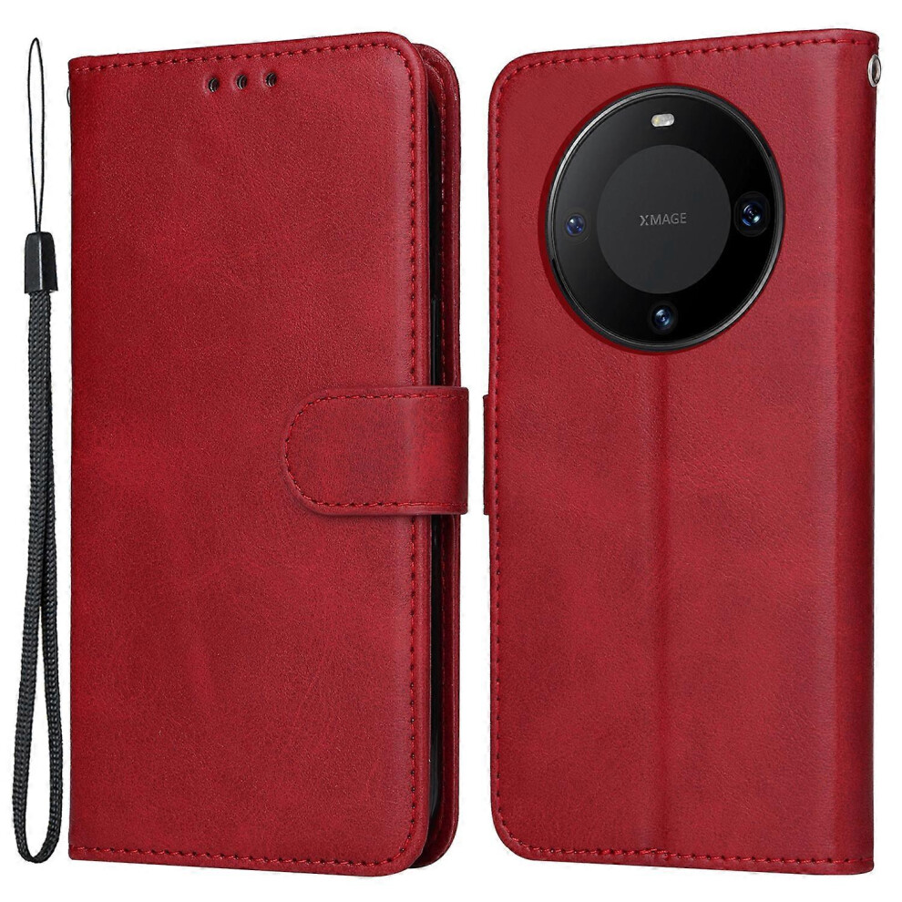 For Huawei Mate 60 Pro Case Calf Texture Wallet Stand Pu Leather Protection Phone Cover 6186831381847