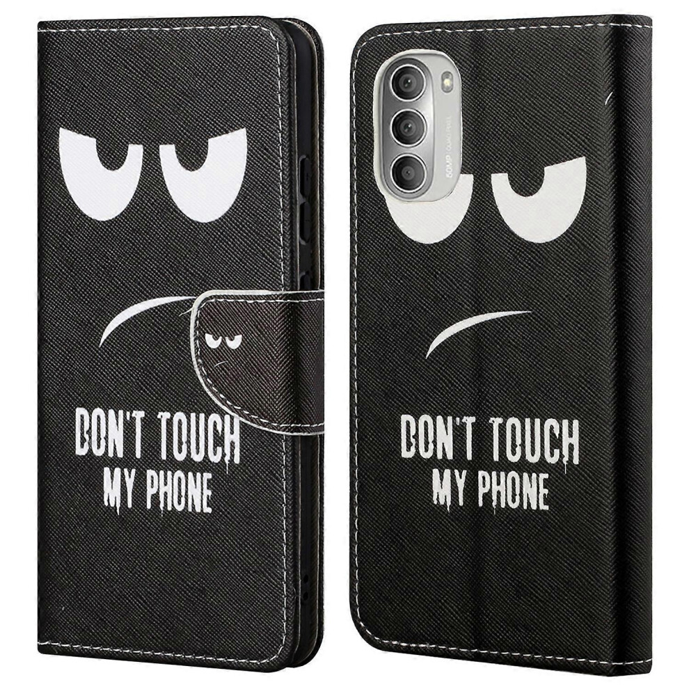 Folding Phone Case Cross Texture Pu Leather Magnetic Closed Protective Cover With Wallet For Motorola Moto G51 5G 6186831388280