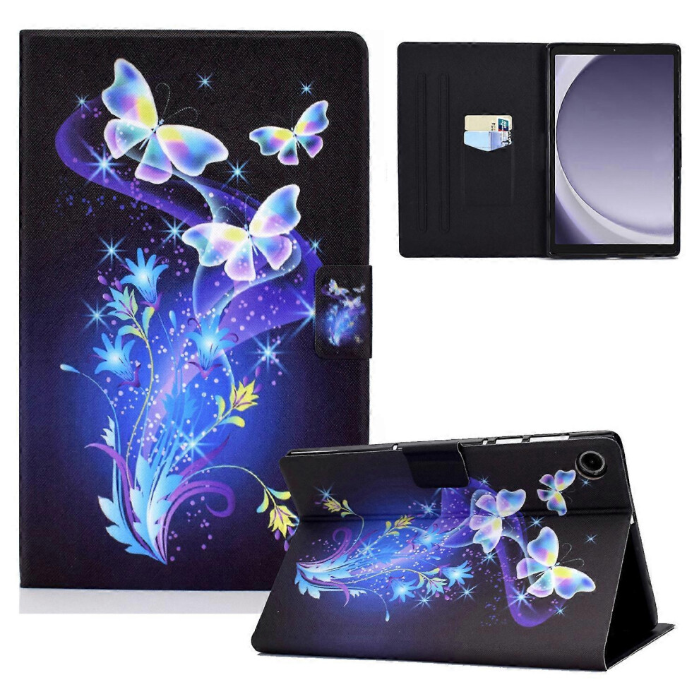 Photos - Other for Computer Case For Samsung Galaxy Tab A9, with Card Holder Anti-Scratch PU+TPU Tablet Cover