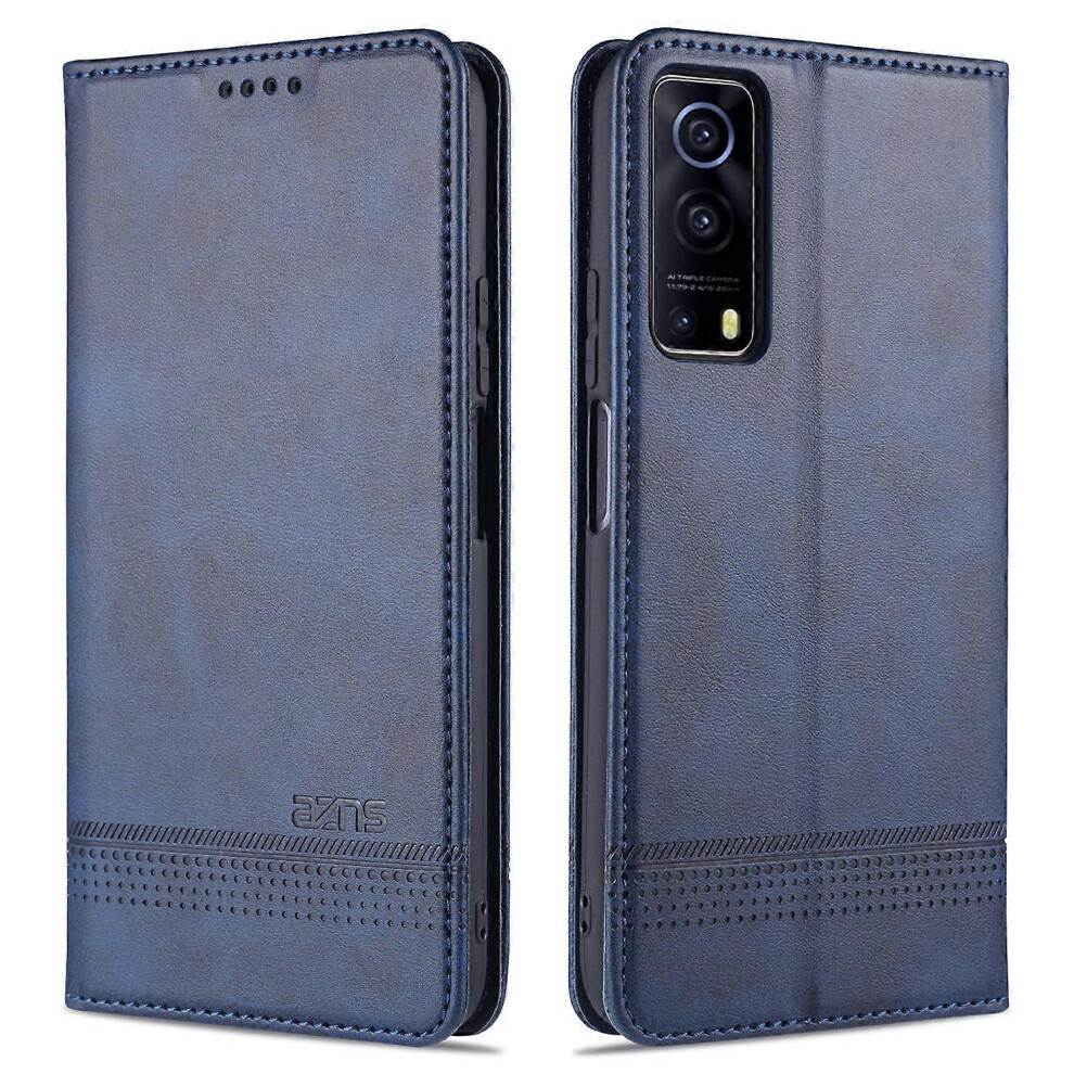 Stand Wallet Auto-Absorbed Magnetic Leather Case For Vivo Y72 5G / Iqoo Z3 6186831387894