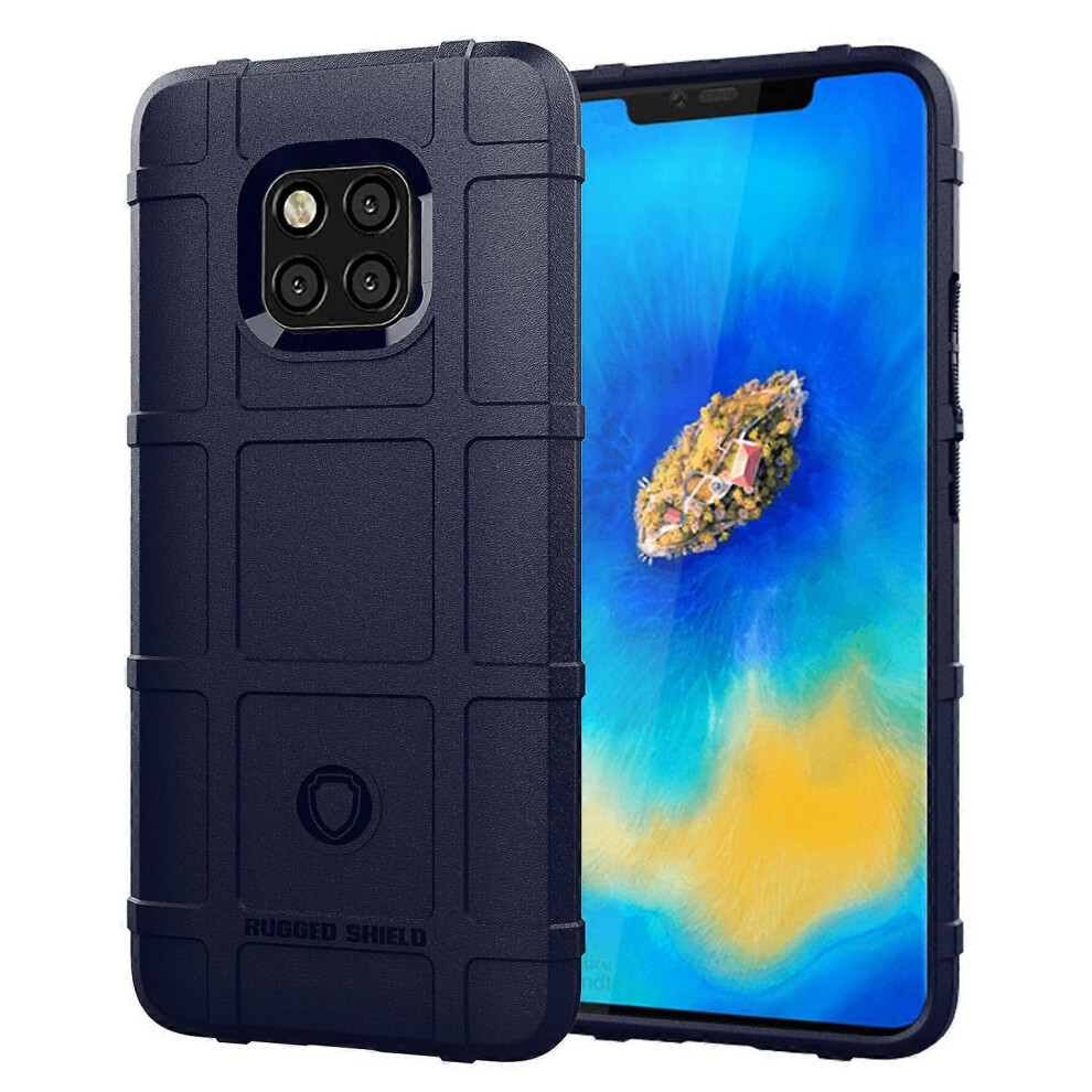 Anti-Shock Square Grid Texture Tpu Case For Huawei Mate 20 Pro 6186831387023