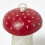 Homescapes Homescapes Red Mushroom Hanging Bird Feeder 2