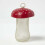 Homescapes Homescapes Red Mushroom Hanging Bird Feeder 1