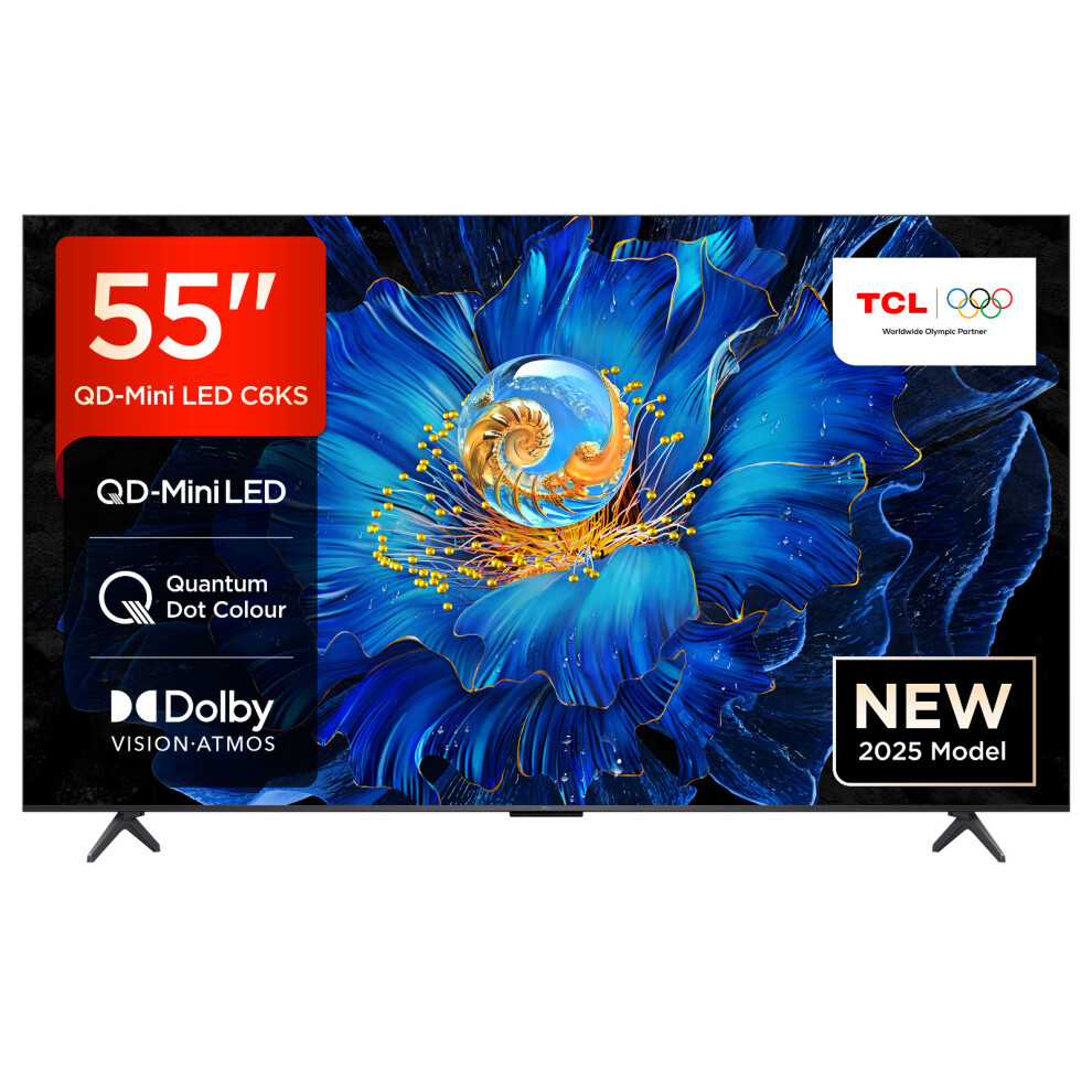 Tcl C6ks 55C6ks-Uk Tv 139.7 Cm (55") 4K Ultra Hd Smart Tv Wi-Fi Metallic 5901292526238