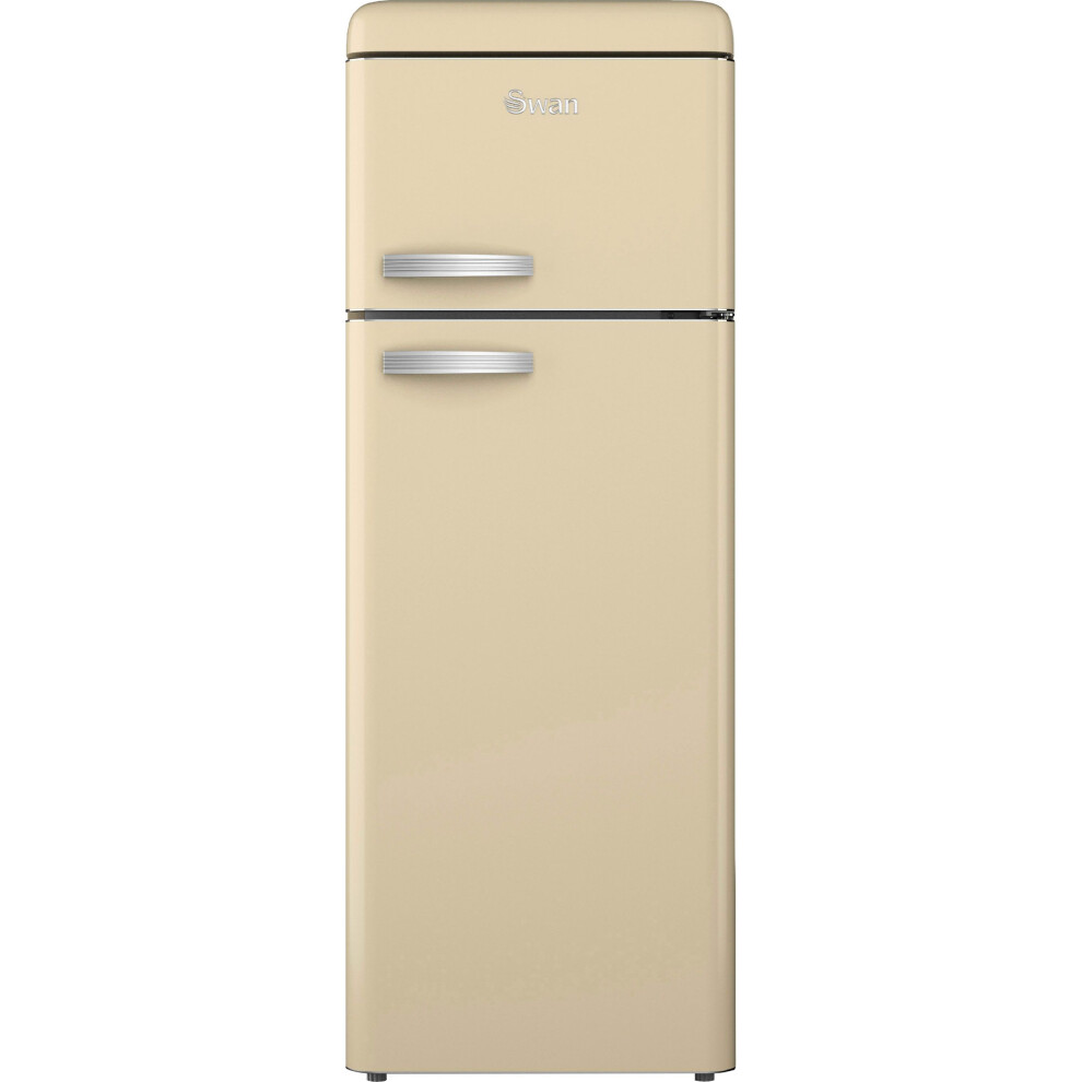 Swan Retro Small 70/30 Fridge Freezer - E Rated Cream