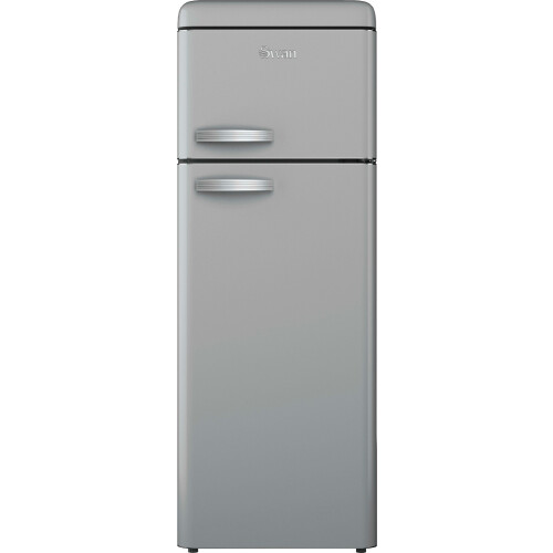 Swan Swan Retro Small 70/30 Fridge Freezer - Grey - E Rated