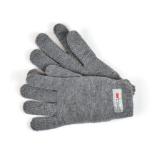 (6-7 Years, Grey) Kids Gloves Winter Warm Mitten Soft Knitted Glove