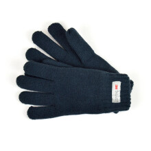 (12-13 Years, Navy) Kids Gloves Winter Warm Mitten Soft Knitted Glove