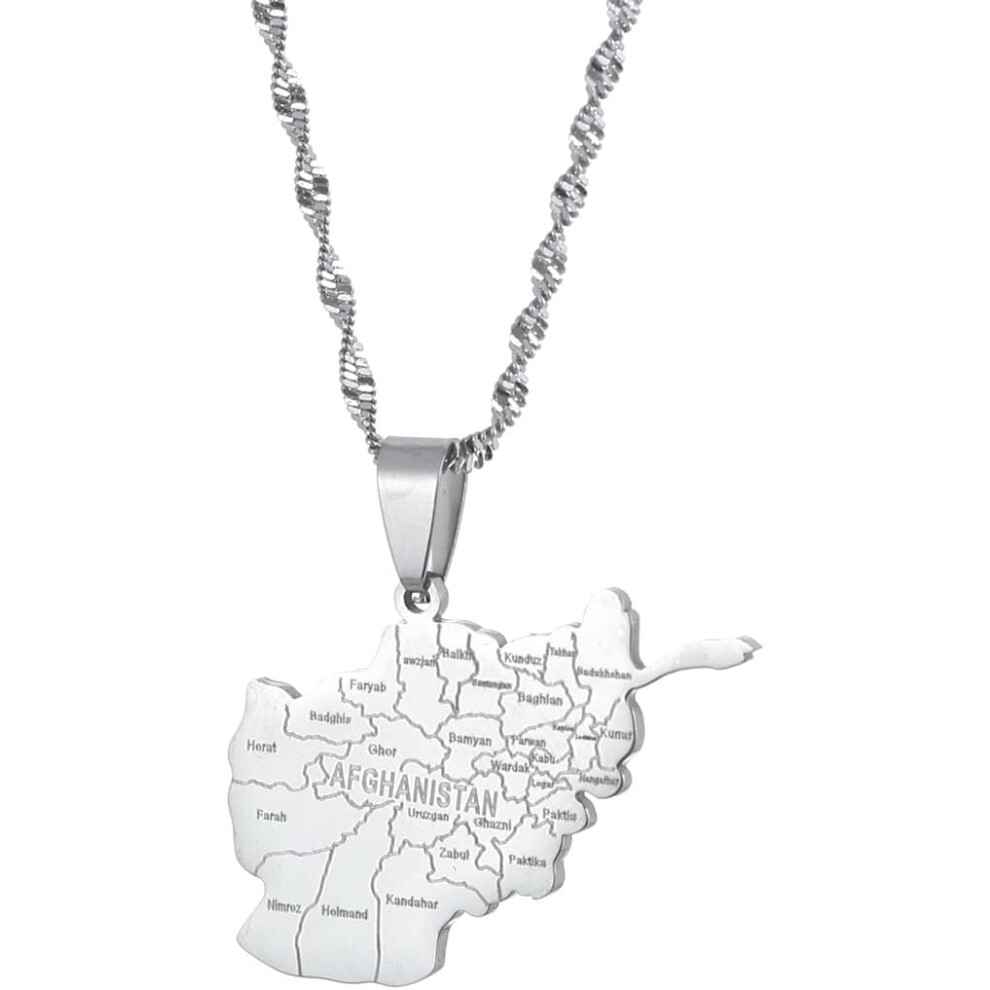 Joli Pendentif Médaille Carte De L'Afrique – Qualité Pro, Sans Boîte