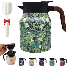 Thermos à thé à motif floral vintage, thermos à thé avec infuseur, thermos avec infuseur à thé, mini-cafetière chaude, infuseur intégré