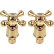 Lot de 2 poignées de robinet en laiton pour douche, robinet de cuisine, tête de robinet de rechange, accessoires Goldendoodle