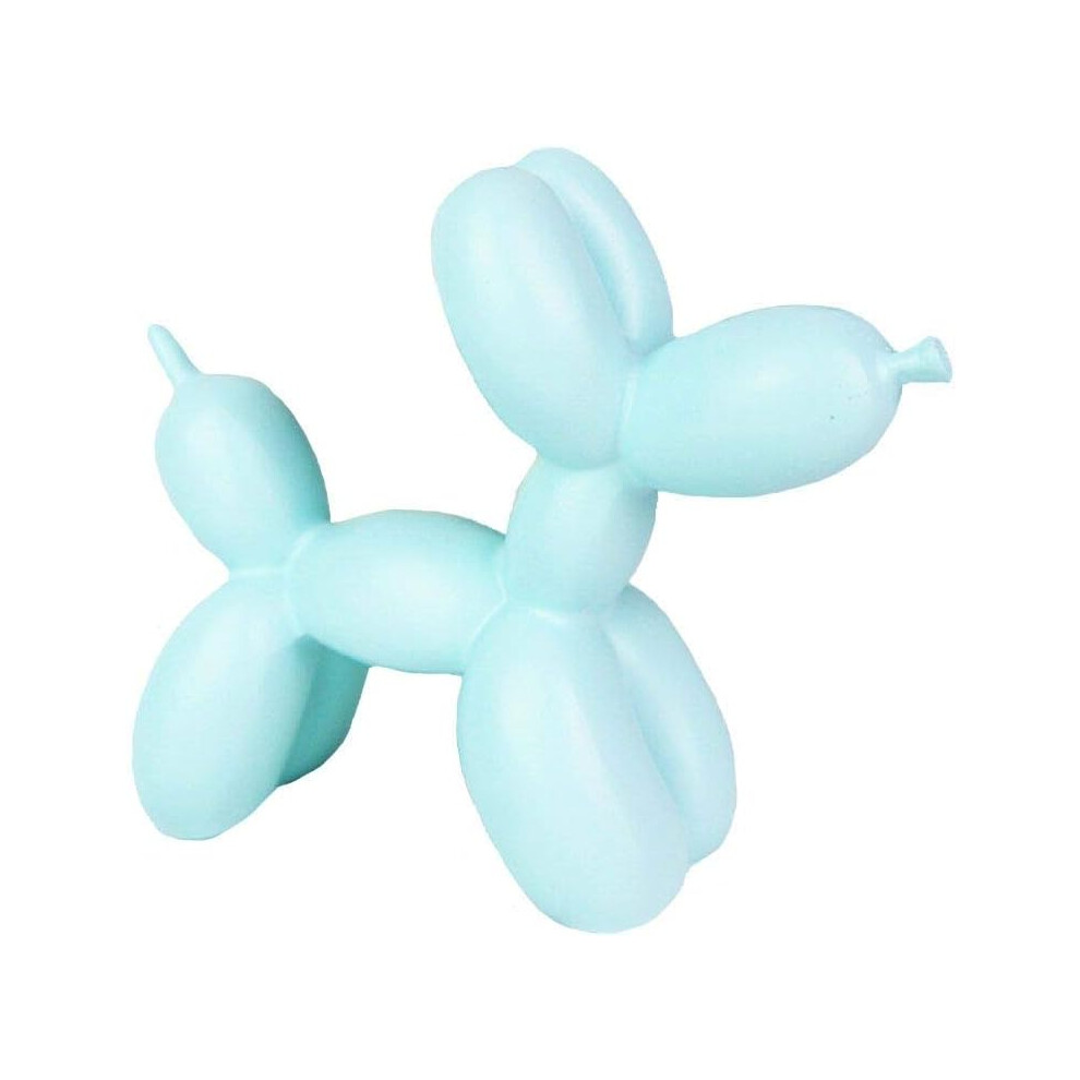 Statuette miniature en forme de chien ballon (bleu clair)