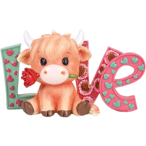 Mini-Figurines Vaches Avec Taches En Résine Synthétique Pour Le Jardin Mini-Figurines Vaches Avec Taches En Résine Synthétique Pour Le Jardin