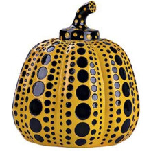Sculpture décorative Cestbon, statue Kusama Yayoi, citrouille, artistes, sculpture moderne, art à pois, accessoires de décoration pour la maison