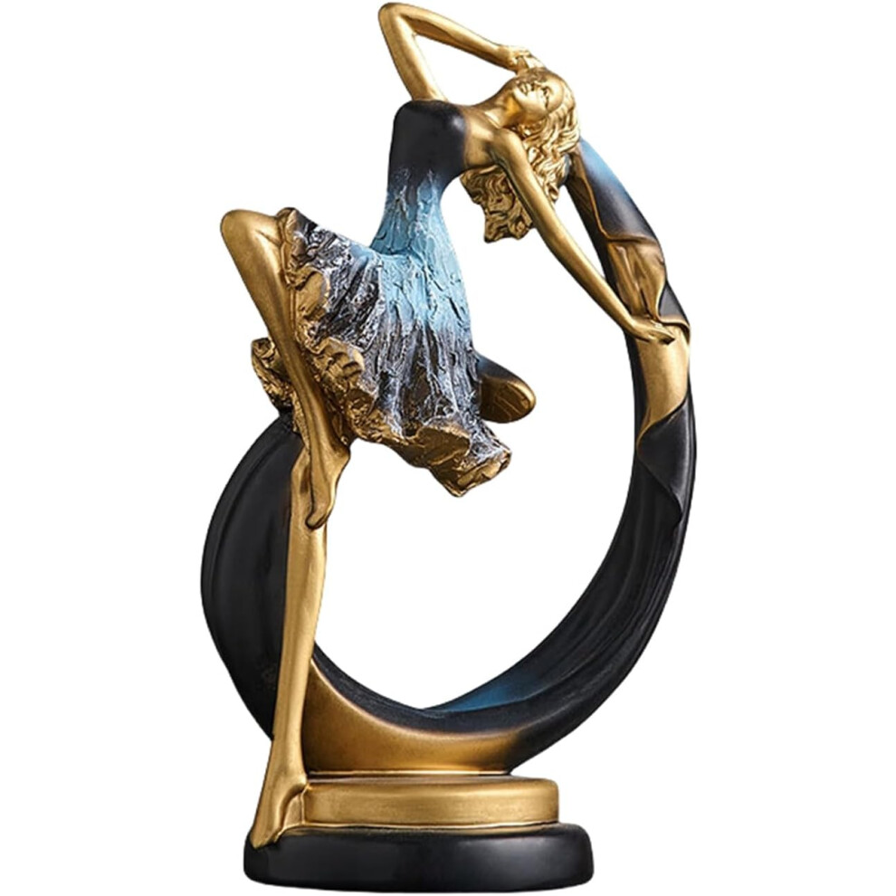Statue de danseuse de ballet, décoration d'intérieur moderne, sculpture en résine, figurine de danseuse, cadeau Art déco, pour salon, chambre