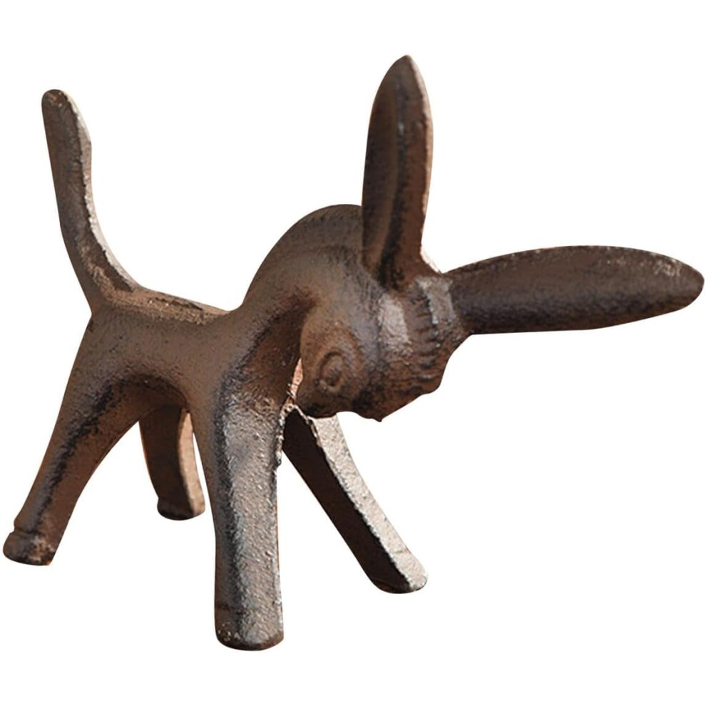 Figurine d'âne vintage pour armoire, bibliothèque