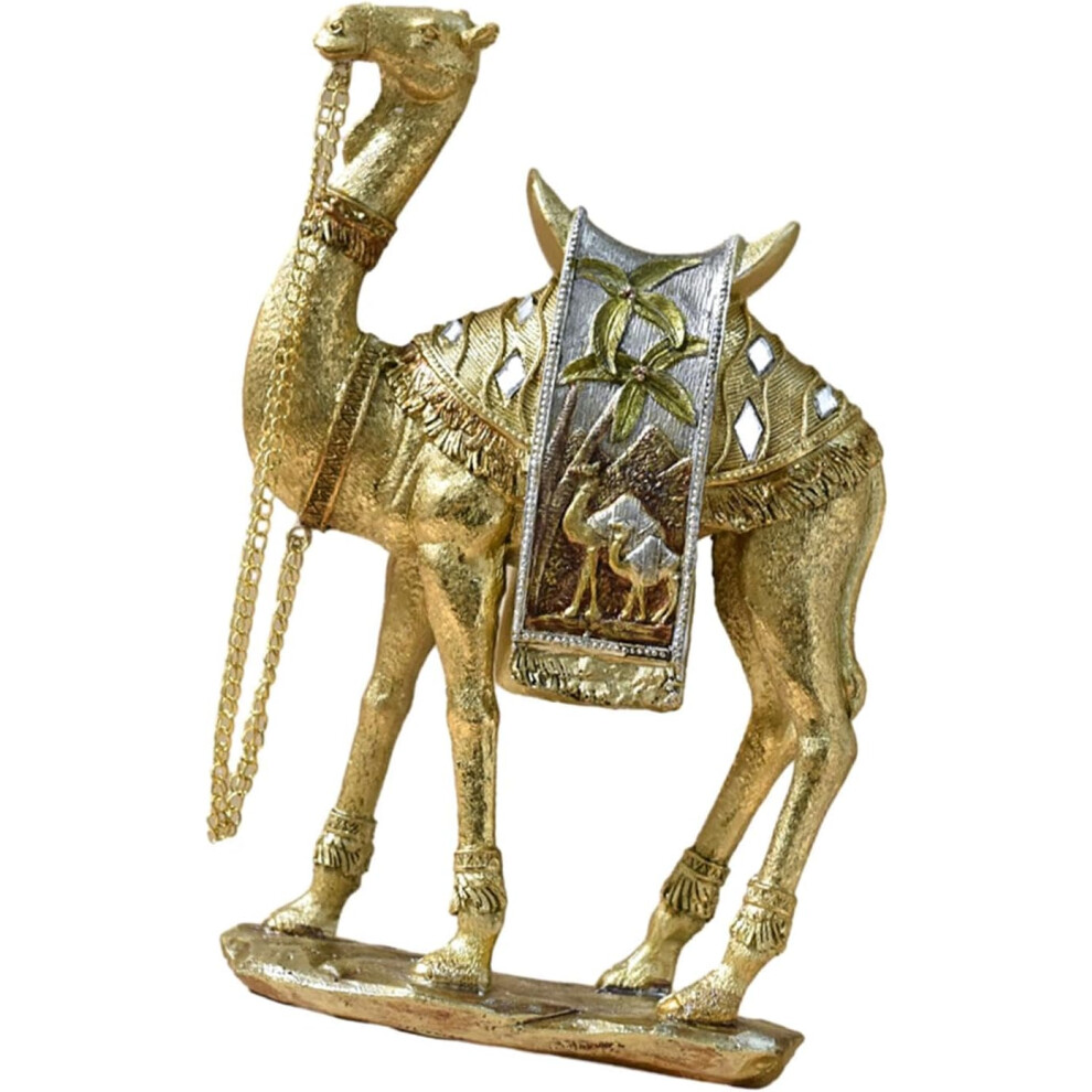 Figurine de chameau, statue d'animal, collection moderne, ornement de bureau, sculpture de chameau pour armoire, étagère de bureau, entrée
