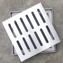 Grille de drainage carrée pour bassin de rétention, pour extérieur/intérieur, 4, 6, 8, 10, 12, 14, 16, 20, 24 pouces, en acier inoxydable
