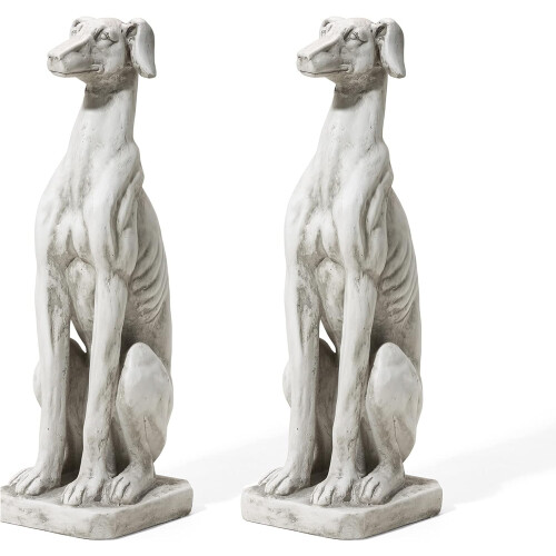 Lévrier écossais, Deerhound - Statuette De Chien, Buste Suspendu Decoration Unique Pour Les Amoureux Des Chiens Par Art Dog 86267663