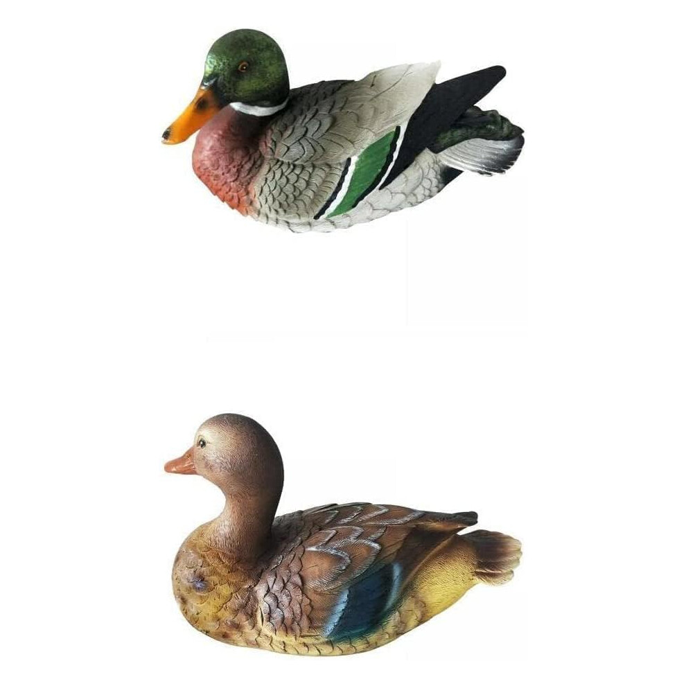 Lot de 2 figurines décoratives pour jardin, extérieur, table de bar