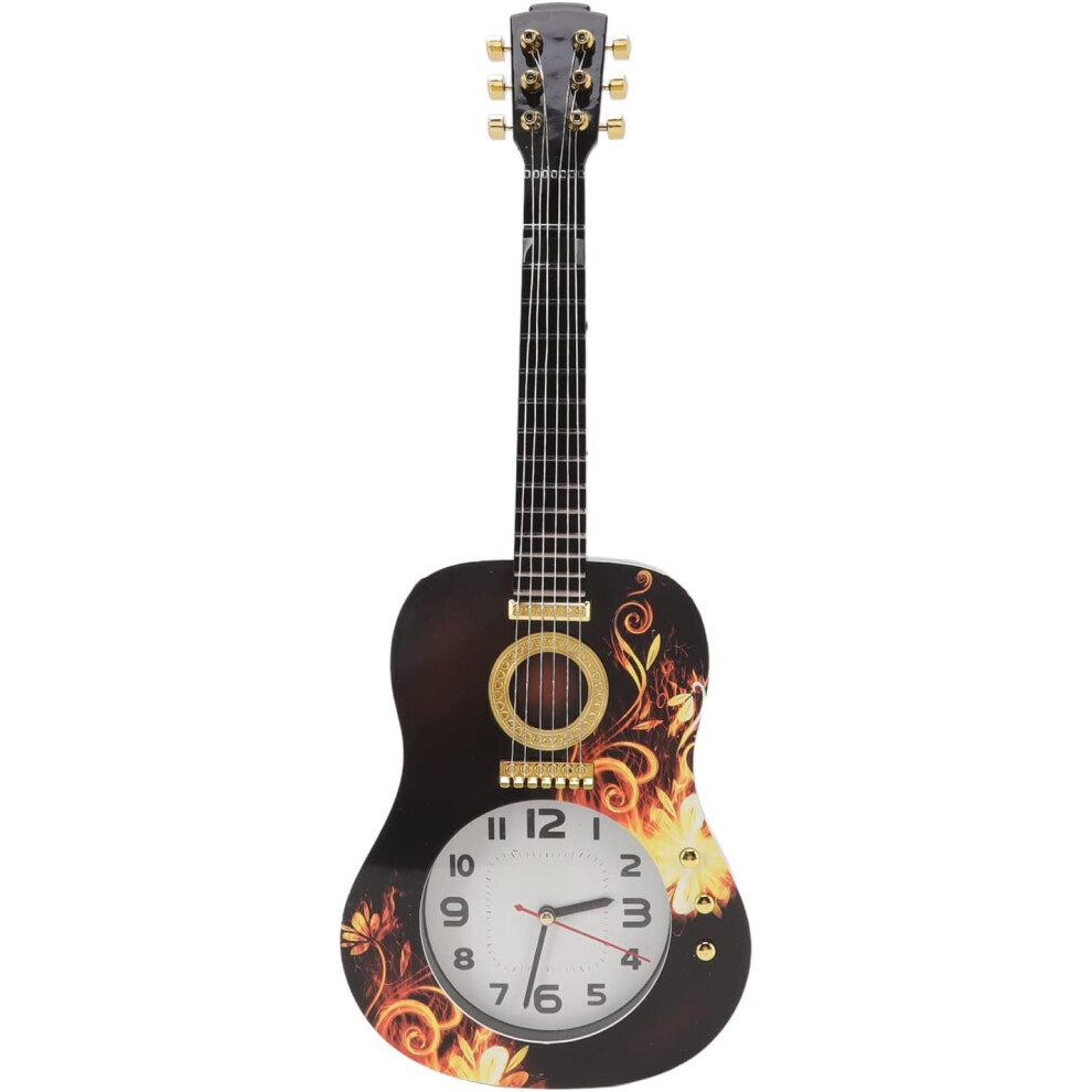Horloge murale guitare, horloge murale Art déco, horloges murales pour décoration de salon